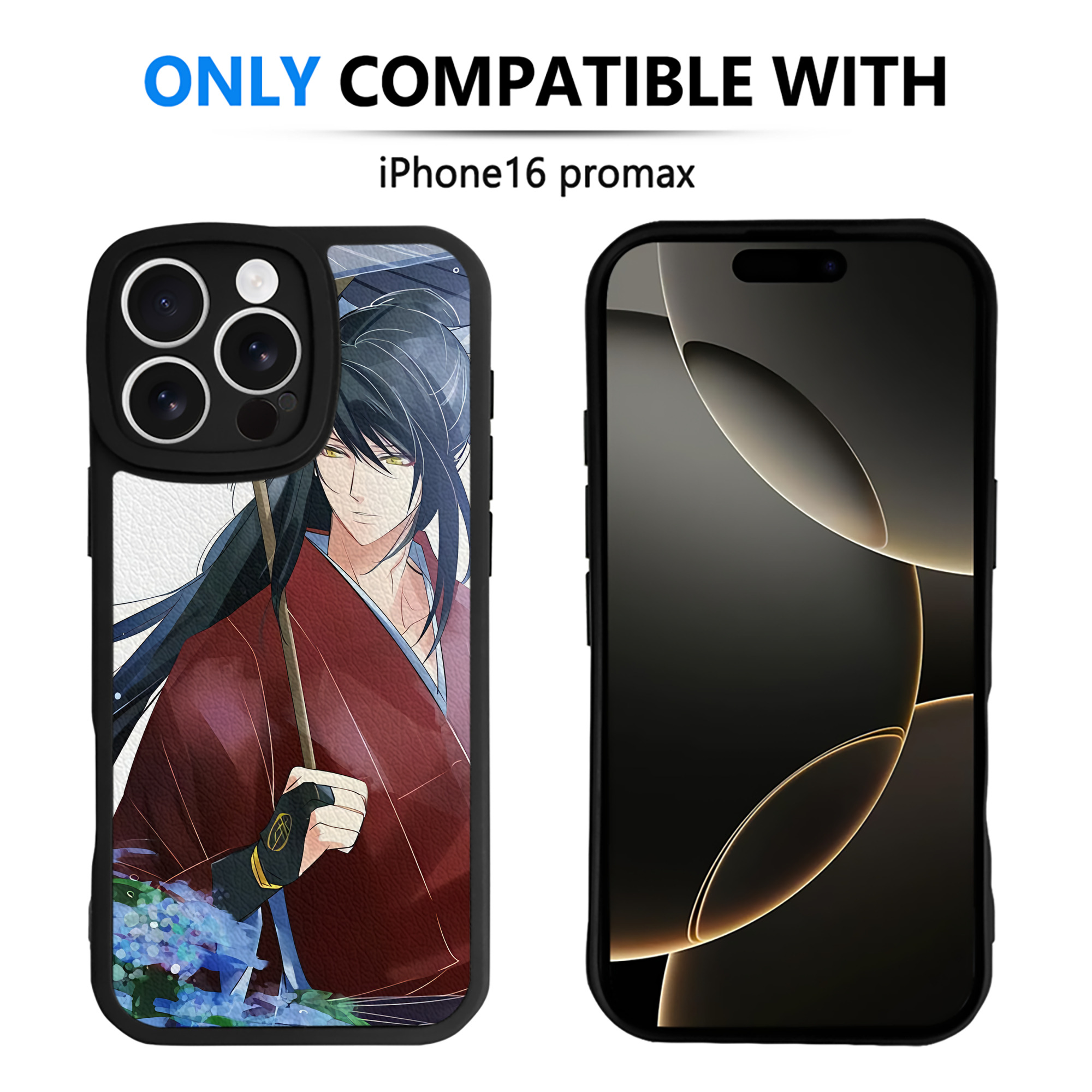 （画像用） 刀剣乱舞 Touken Ranbu 【iPhone 16シリーズ対応】シリコンスマホケース（レザー調） 材質：シリコン